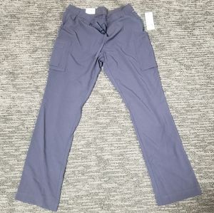 Health pro scrub pants, size medium, gray